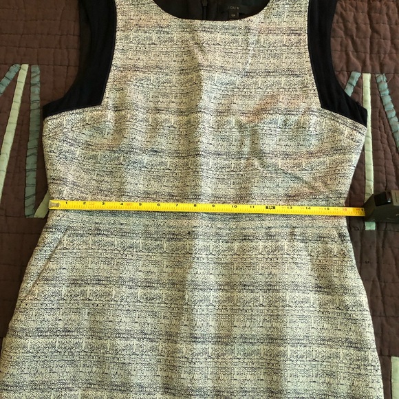 J. Crew Business Work Dress Navy and White Petite 12 - Picture 9 of 10